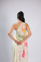 Ivory Cord Set in Crepe with Sequins &  Beat Work