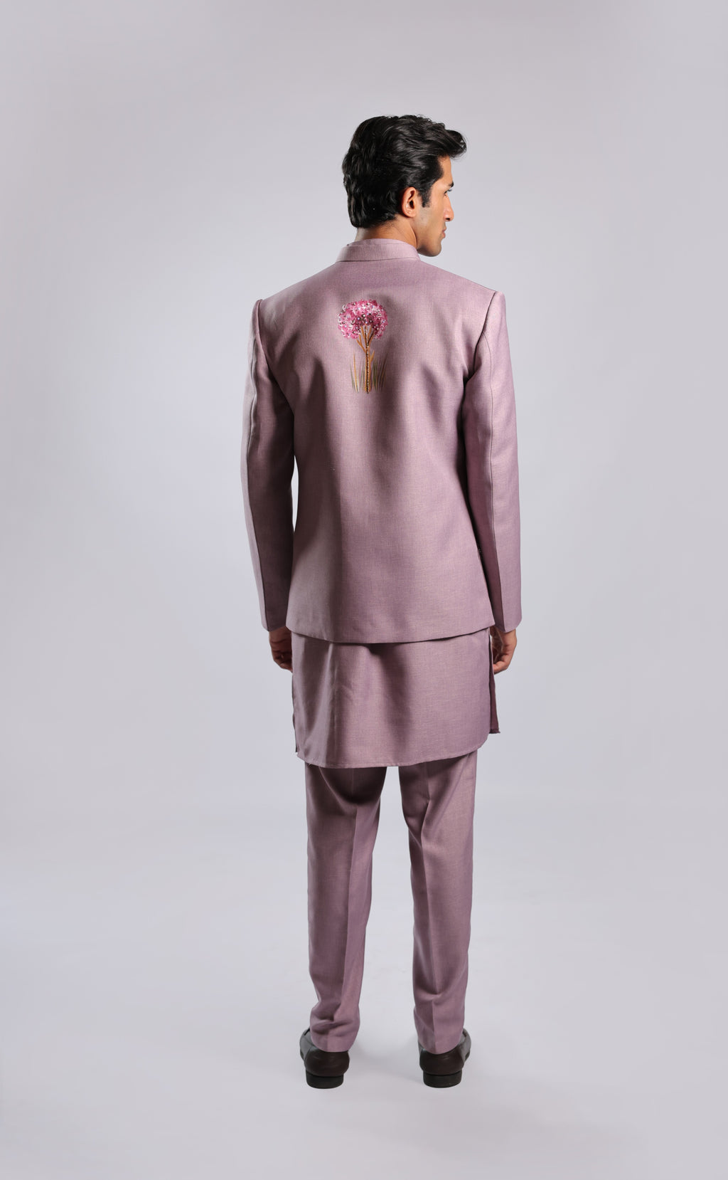 Dusty Mauve Cotton Indo Set