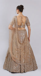 Golden Lehenga Choli Duppata