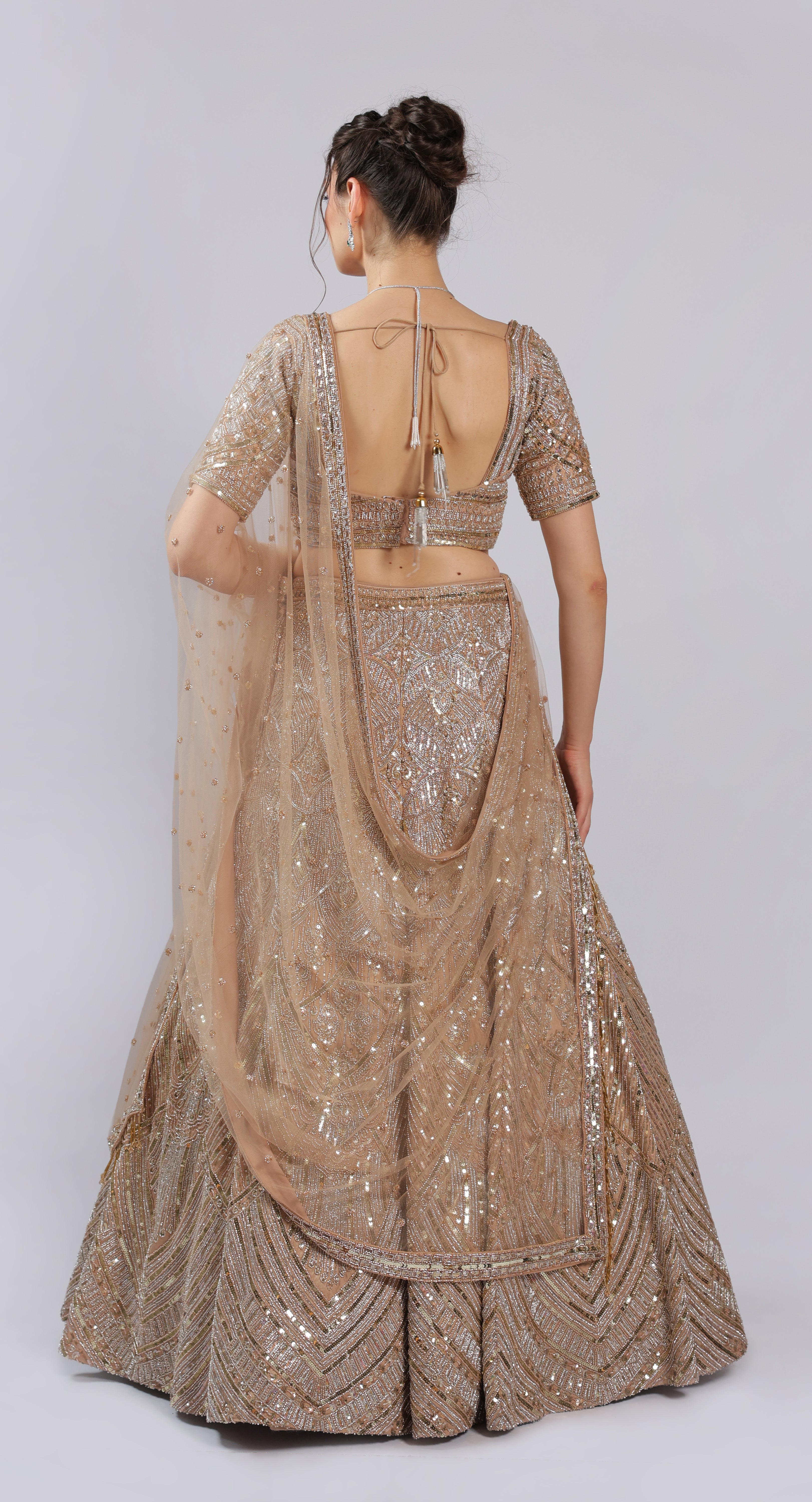 Golden Lehenga Choli Duppata