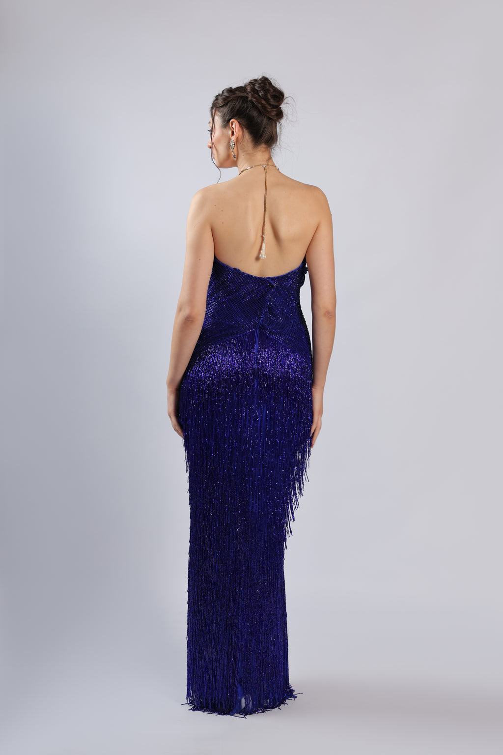 Royal Blue Lycra Gown