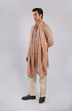 Peach Georgette Kurta Set
