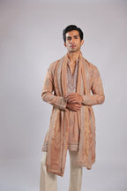 Peach Georgette Kurta Set