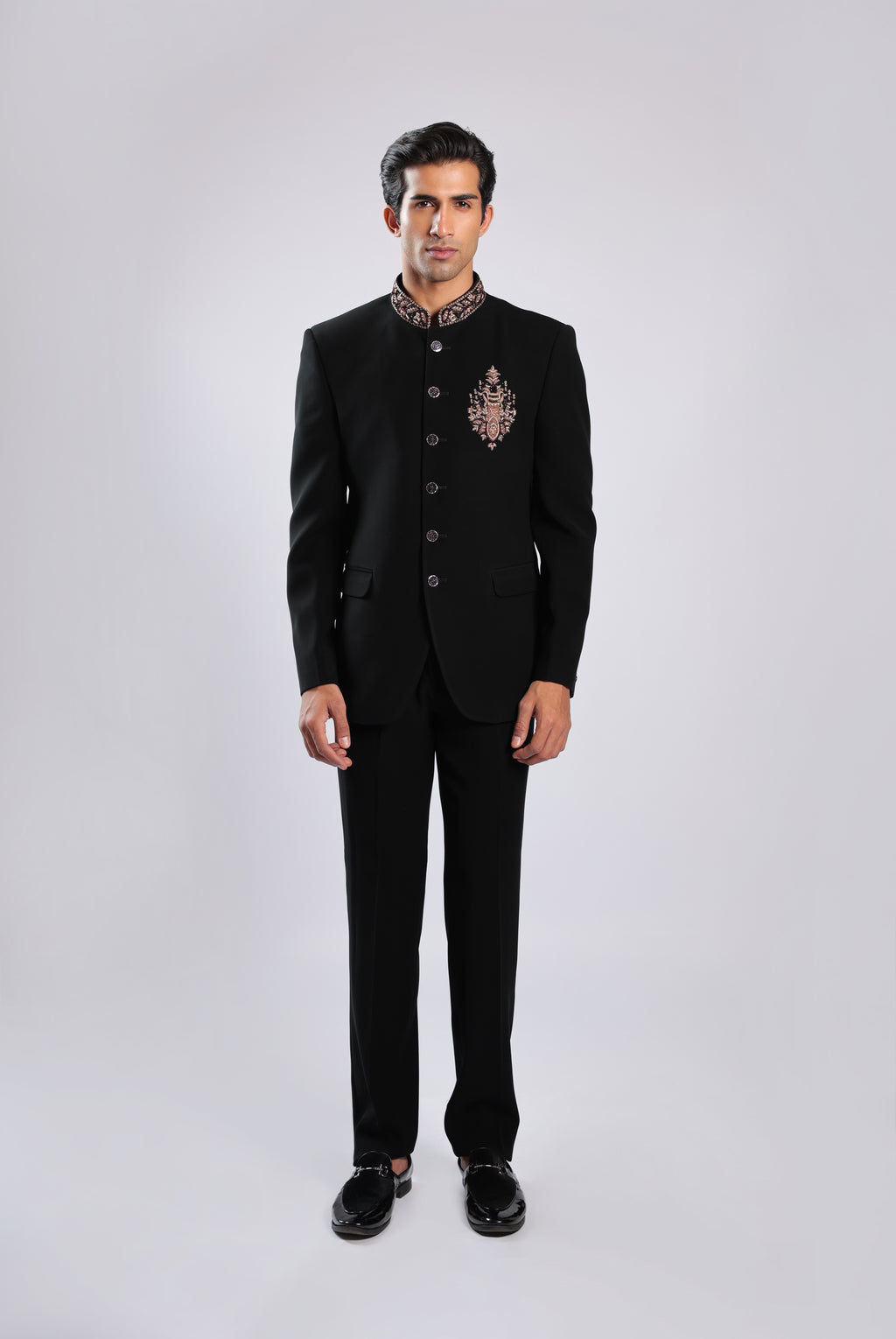 Black Japanese Faric Indo Set