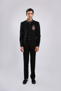 Black Japanese Faric Indo Set