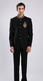 Black Japanese Fabric kurta set