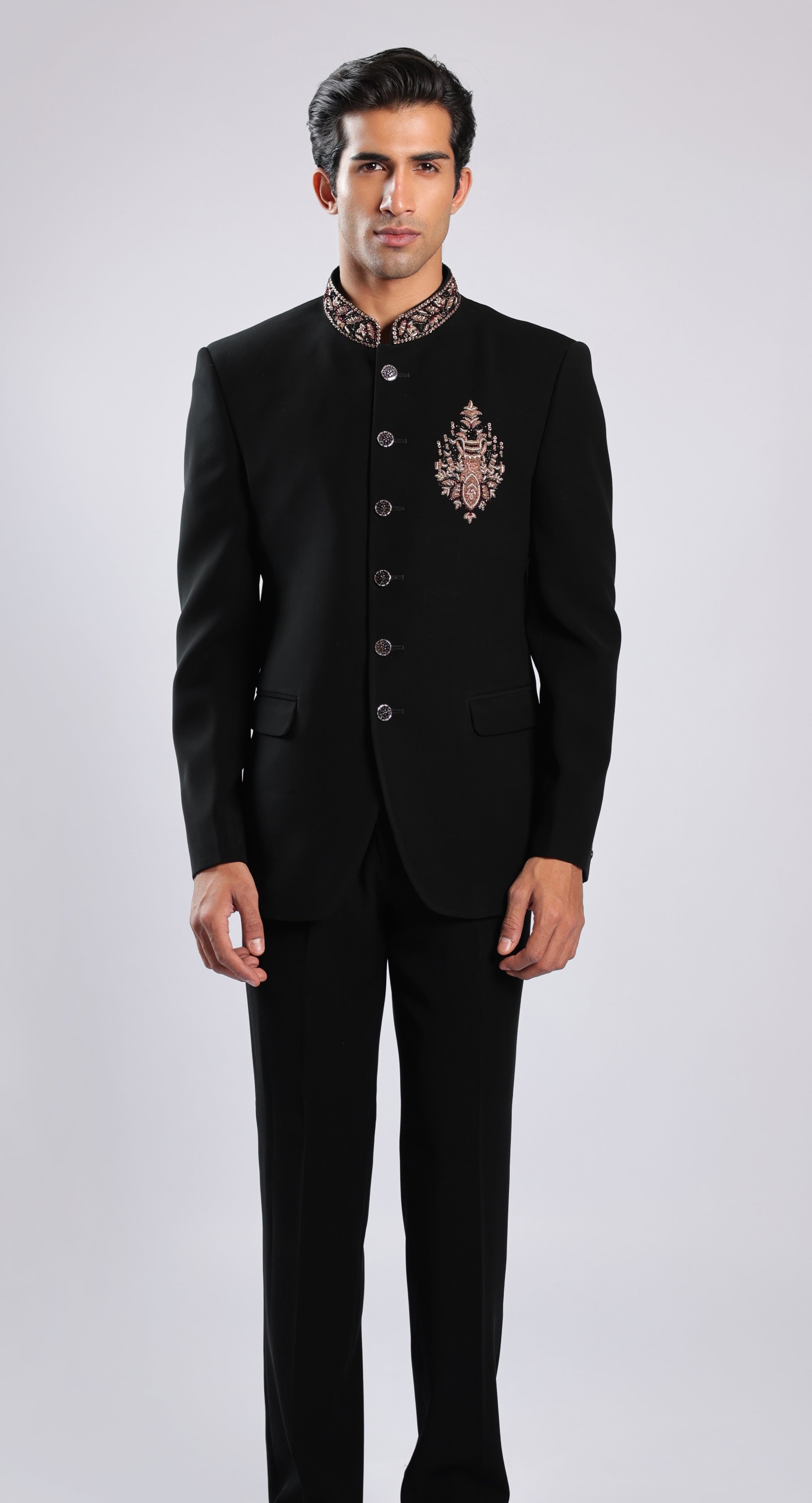 Black Japanese Fabric kurta set