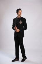 Black Japanese Faric Indo Set