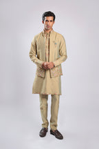 Pista Cotton Silk Kurta Set