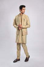 Pista Cotton Silk Kurta Set