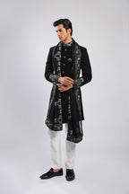 Black Japanese Faric Indo Set