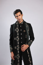 Black Japanese Faric Indo Set
