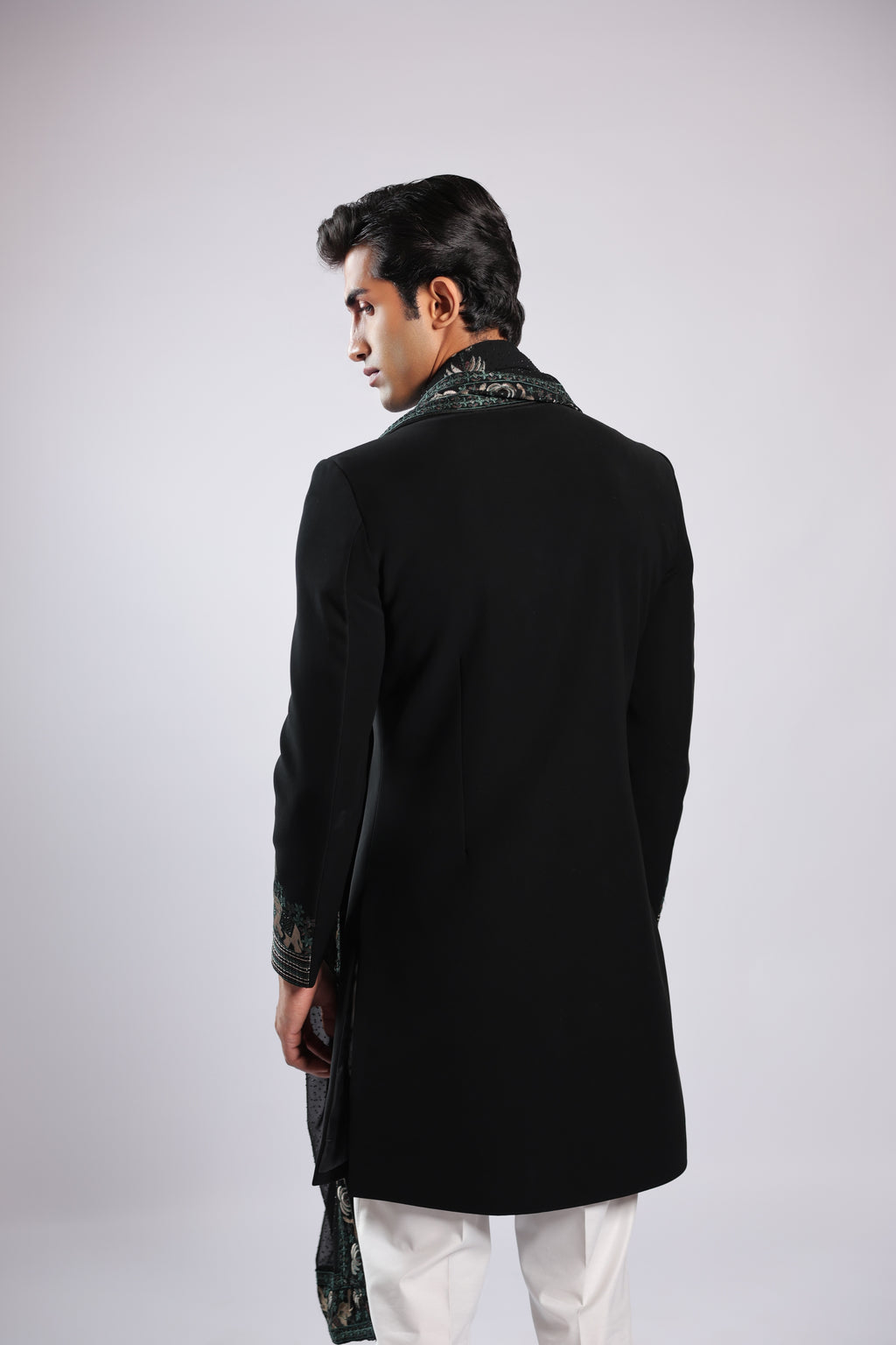 Black Japanese Faric Indo Set