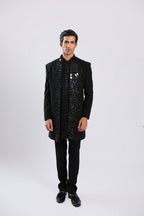 Black Japanese Faric Indo Set