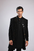 Black Japanese Faric Indo Set