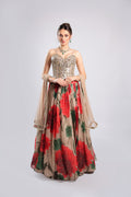 Multi Georgette Lehenga Choli