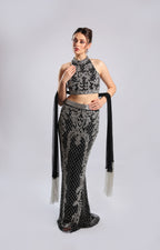 Black Net Lehenga Choli