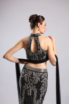 Black Net Lehenga Choli