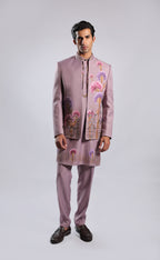 Dusty Mauve Cotton Indo Set