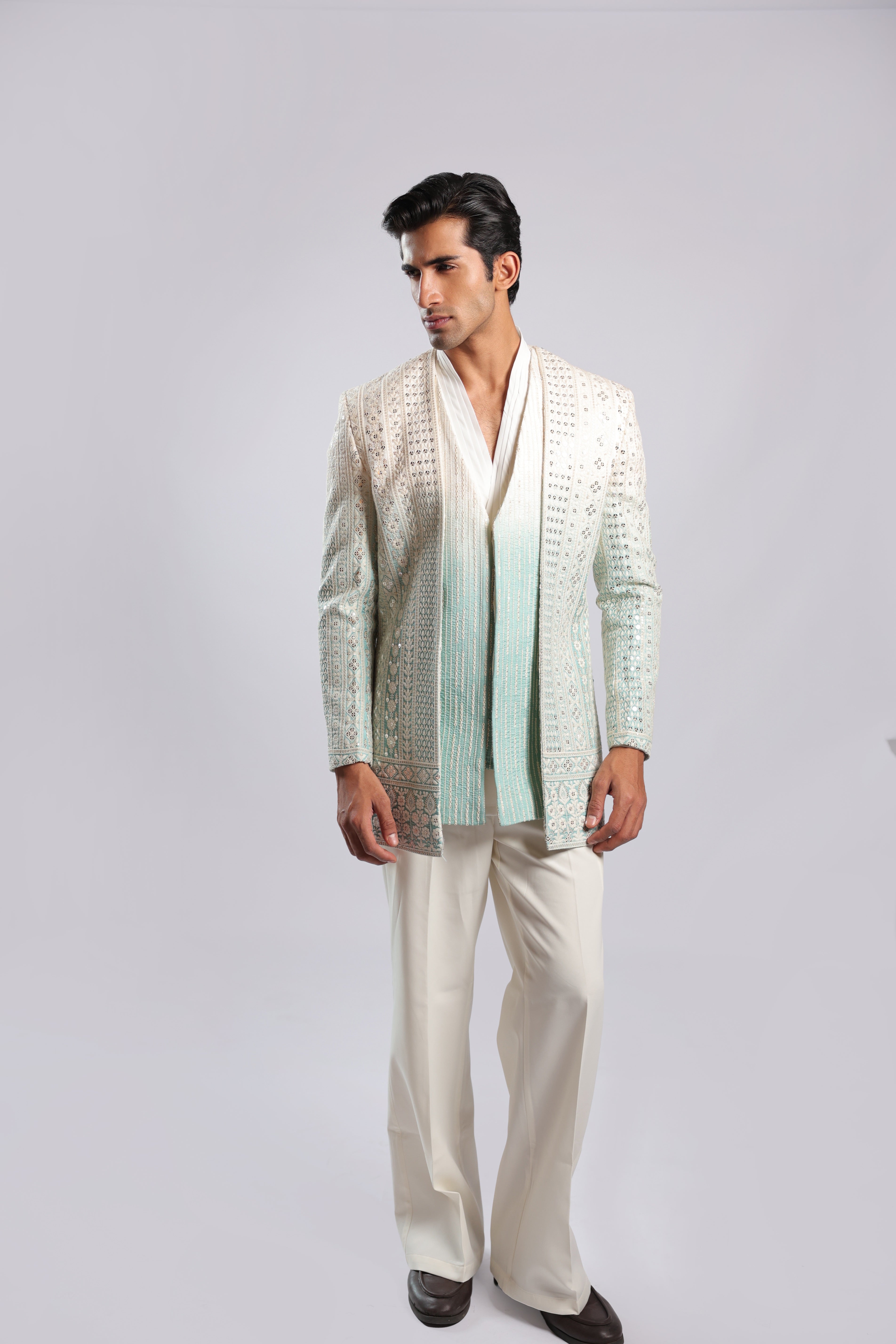 Ivory Lakhnawi Indo Set