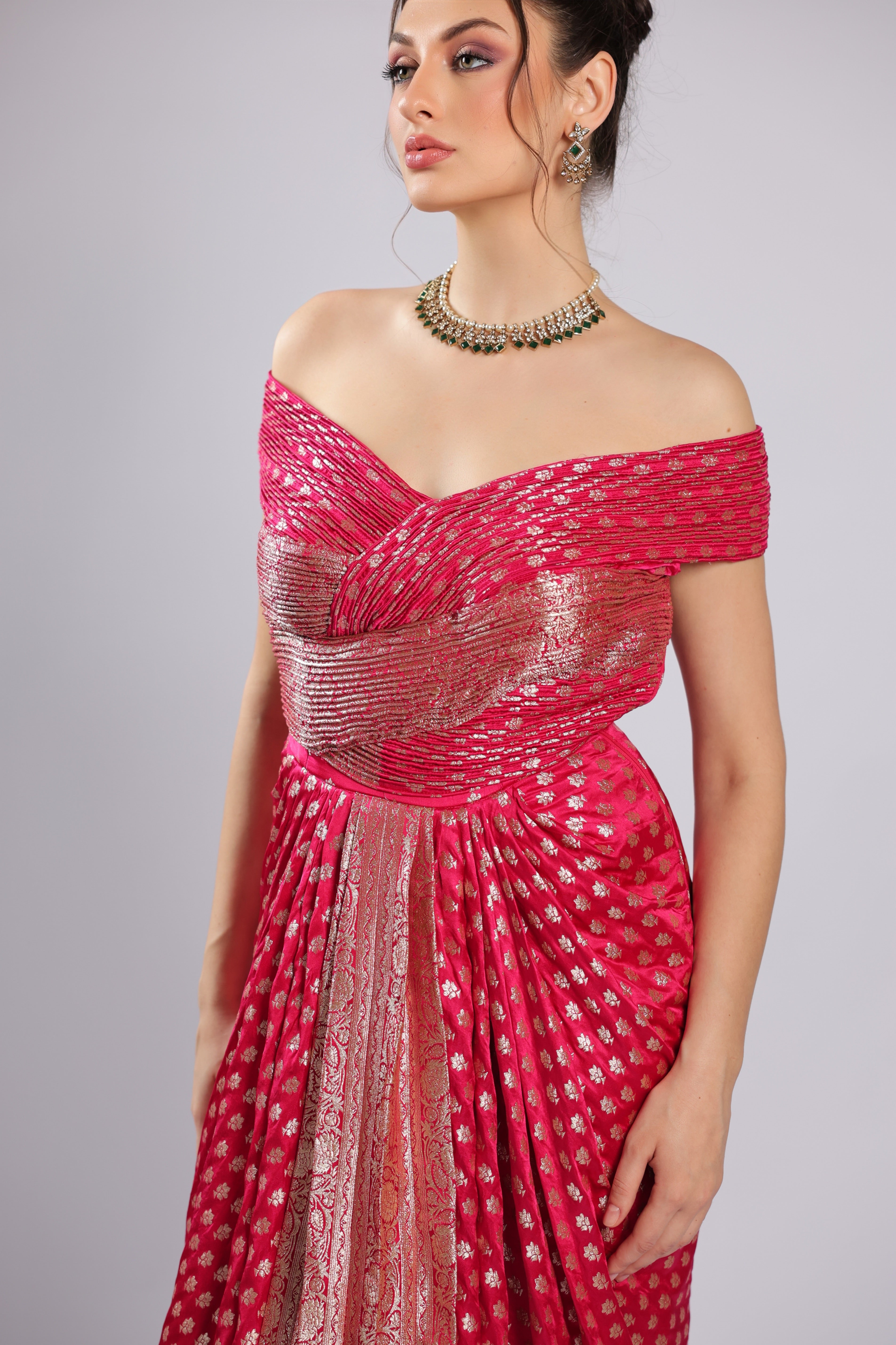 Rani Banarsi Gown