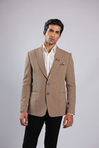 Beige Hosiery Blazer