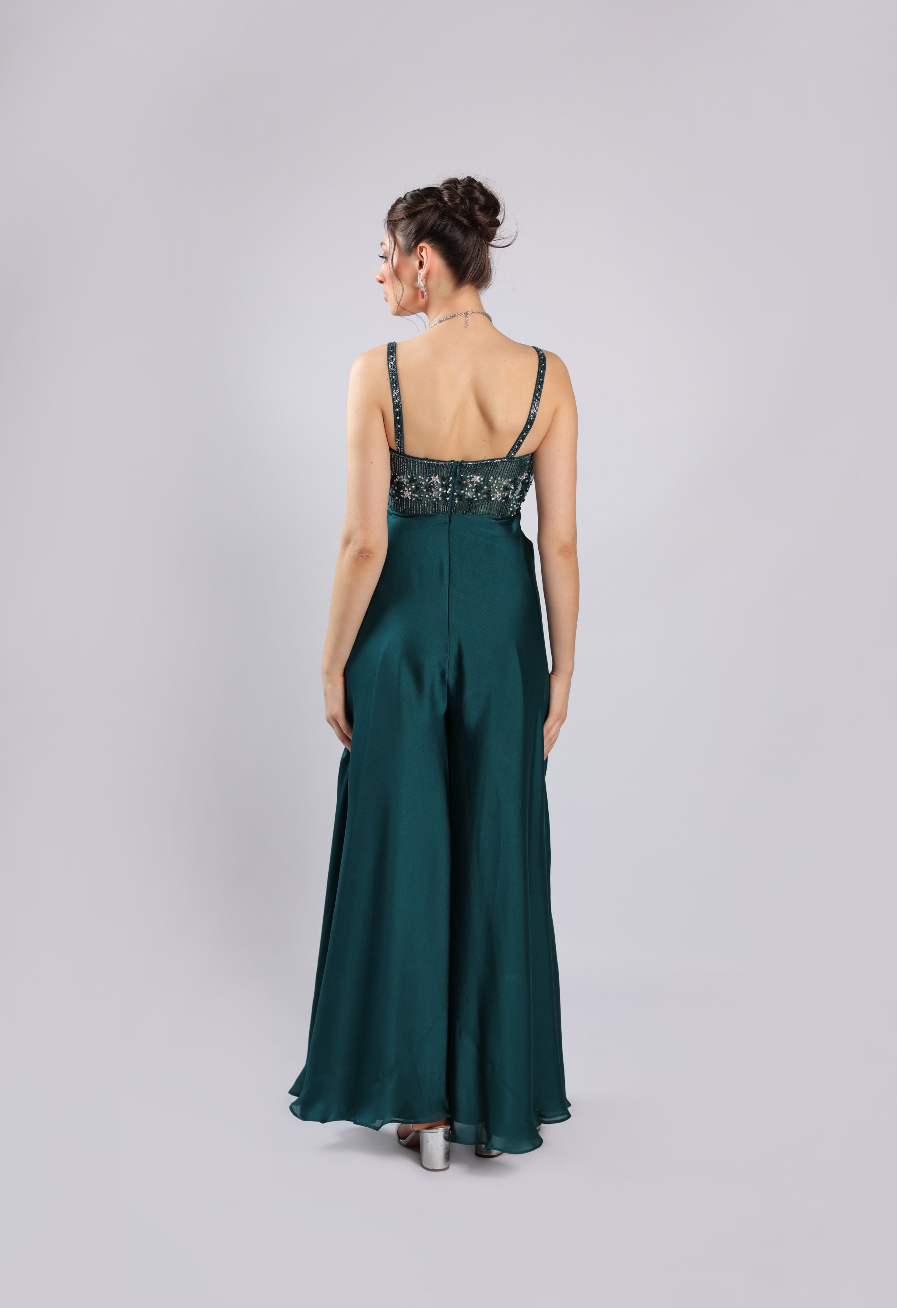 Teel Satin Jumpsuit