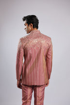 Onion Pink Cotton Silk Indo Set