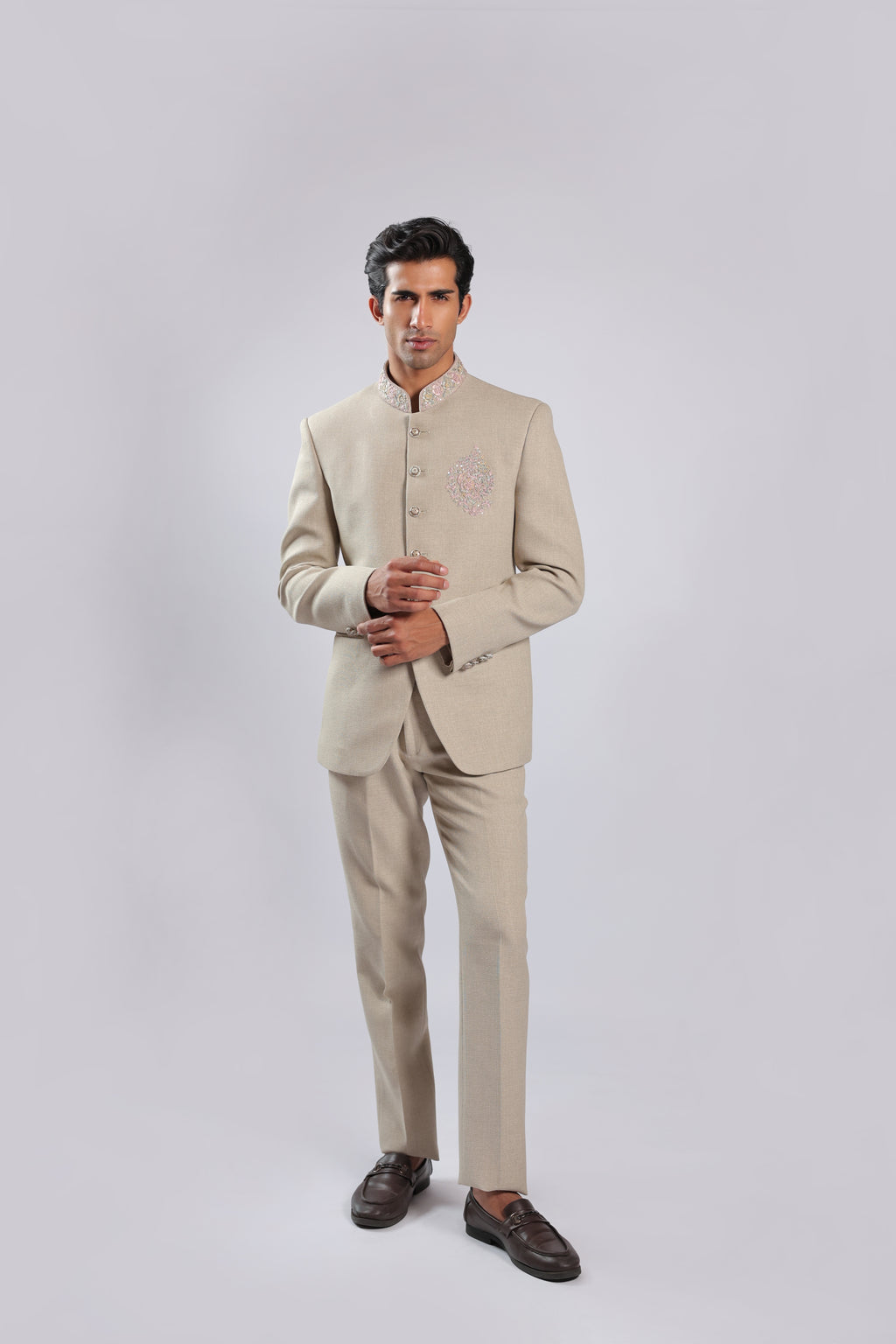 Beige Jute Indo Set