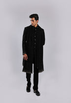 Black Japanese Faric Indo Set