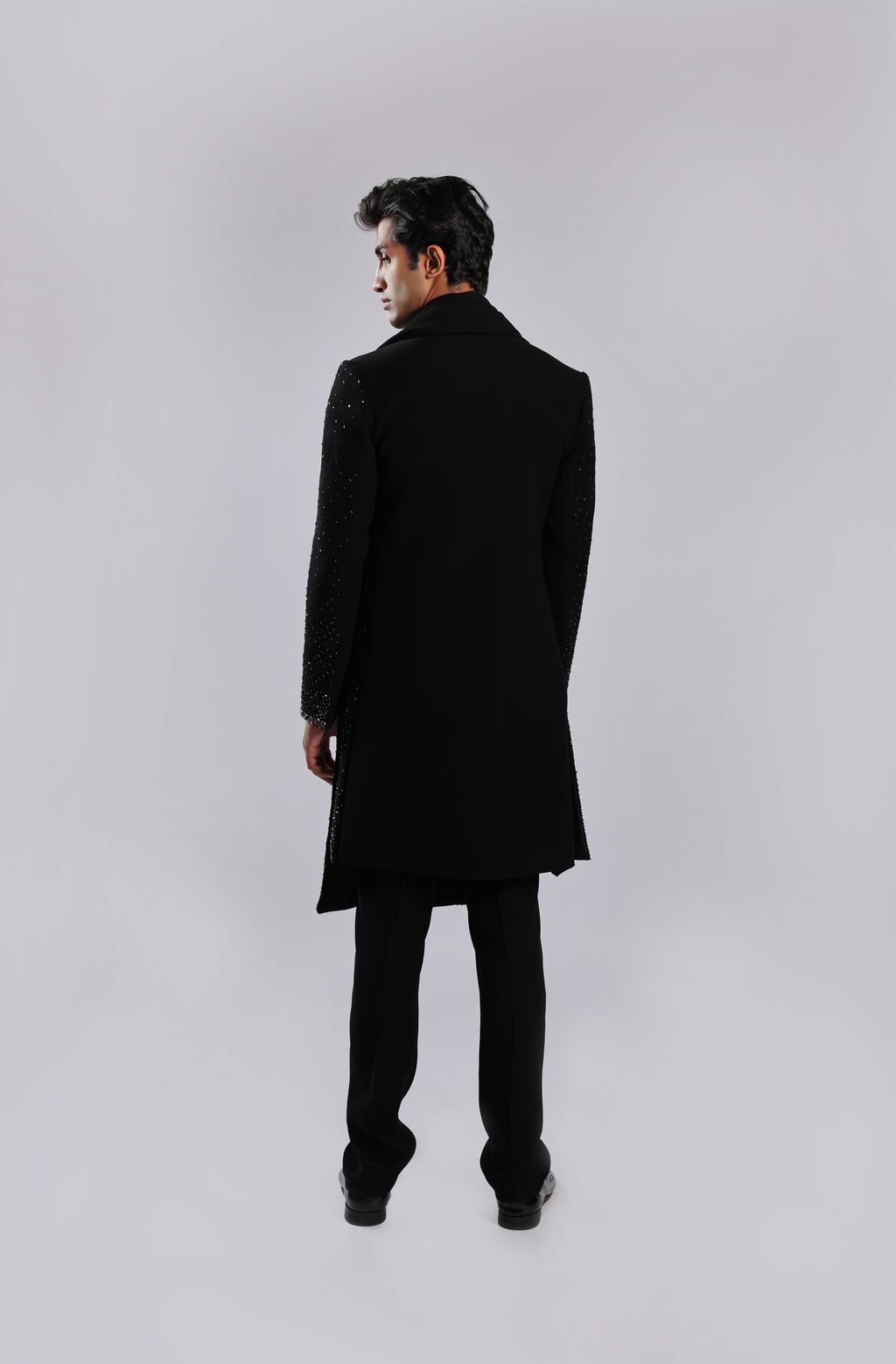 Black Japanese Faric Indo Set