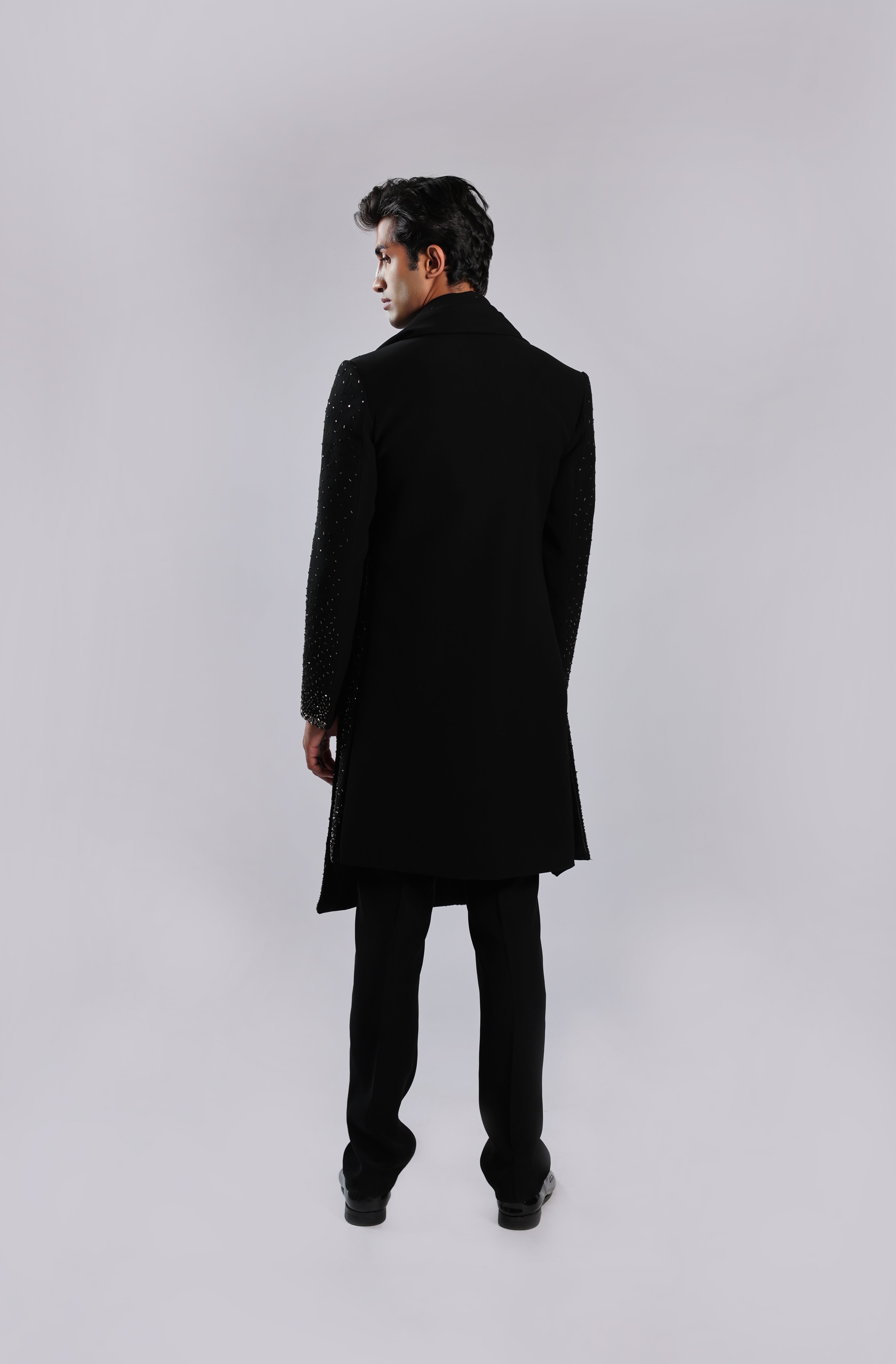 Black Japanese Faric Indo Set