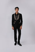 Black Japanese Faric Coat Pant