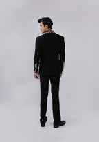 Black Japanese Faric Coat Pant