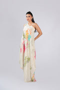 Ivory Cord Set in Crepe with Sequins &  Beat Work