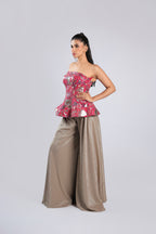Rani Rm Plazo in Imported Fabric with Thread Embroidery & Sequins Work