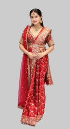 RED SILK SAREE